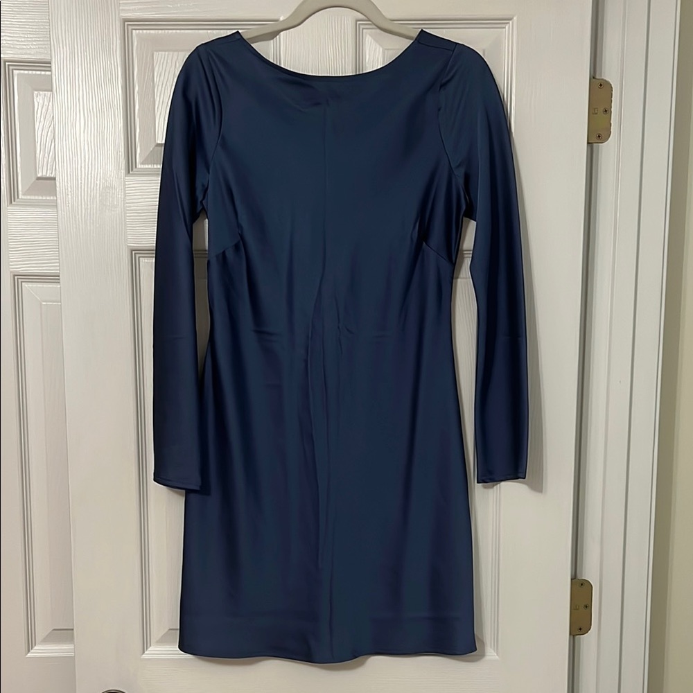 Abercrombie & Fitch Blue Long Sleeve Dress
